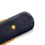 Dior Trotter Leather Canvas Navy Belt Gold — view 6
