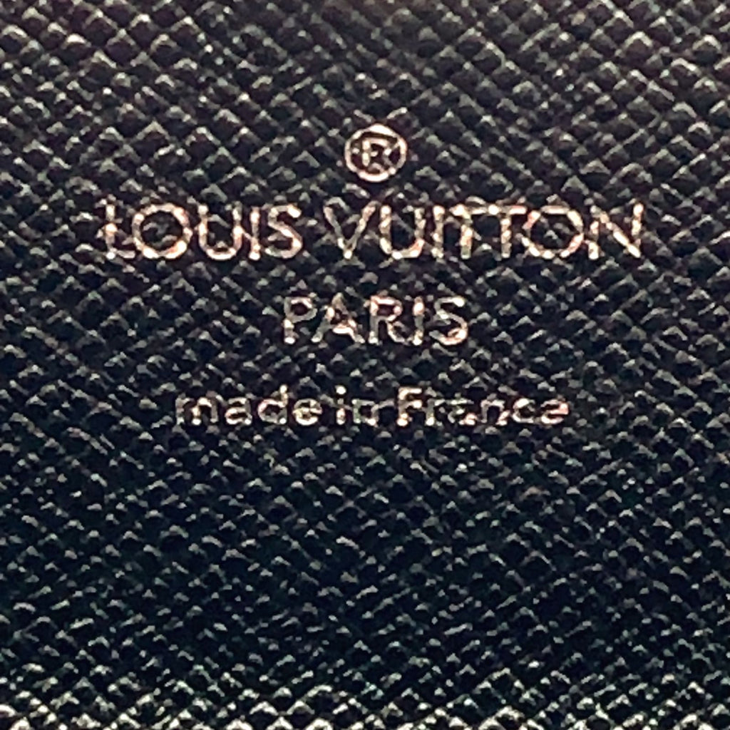 Louis Vuitton Portefeuille Sarah Leather Black Wallet Silver — view 4