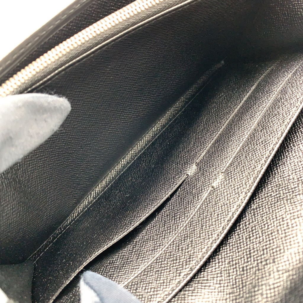 Louis Vuitton Portefeuille Sarah Leather Black Wallet Silver — view 6