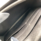 Louis Vuitton Portefeuille Sarah Leather Black Wallet Silver — view 6