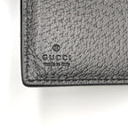 Gucci GG Marmont Leather Coin Black Bifold Wallet Gold — view 4