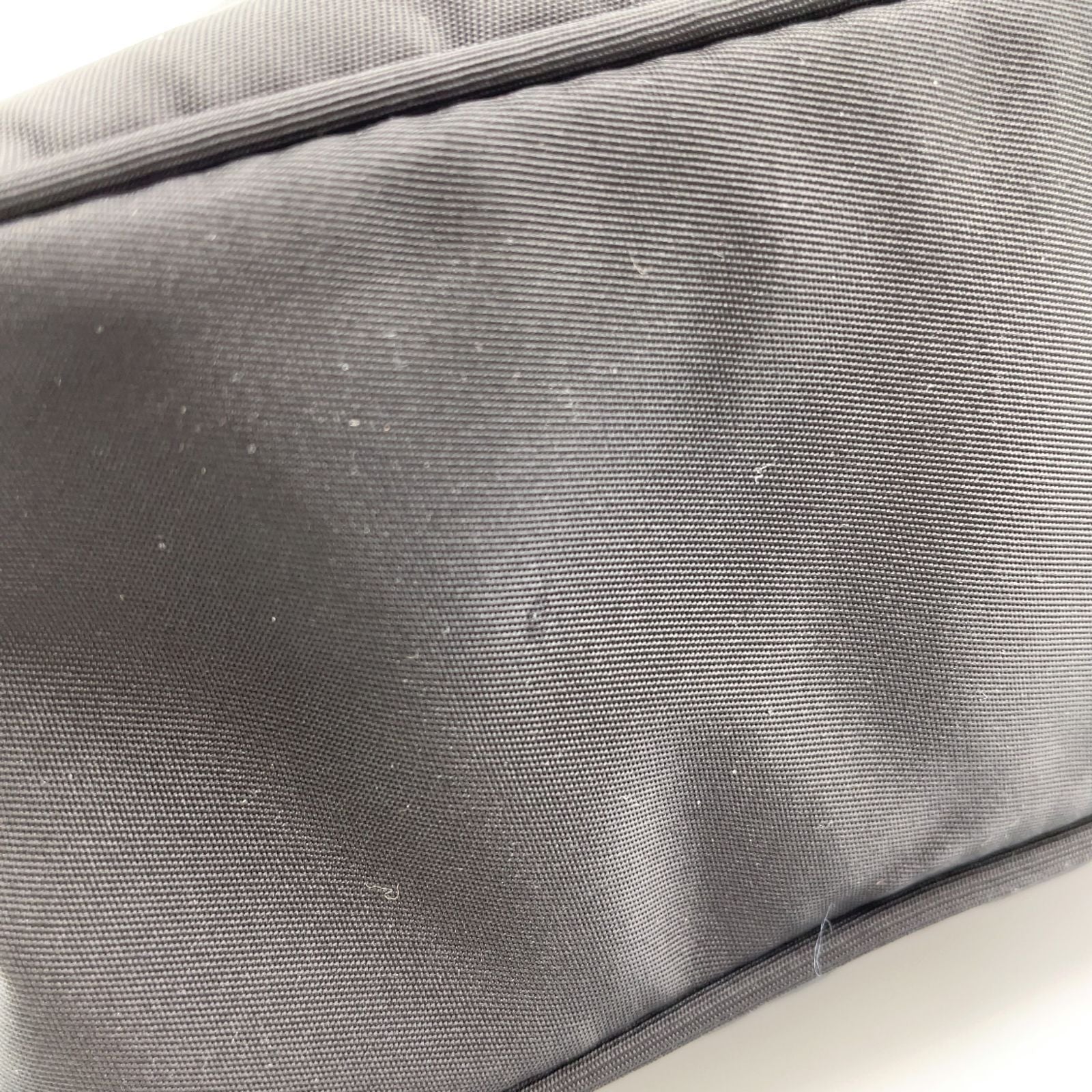 Prada Re-Nylon Black Shoulder Bag Silver — view 6