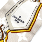Louis Vuitton Bandeau BB Ultimate Ribbon Silk Beige Scarf — view 3