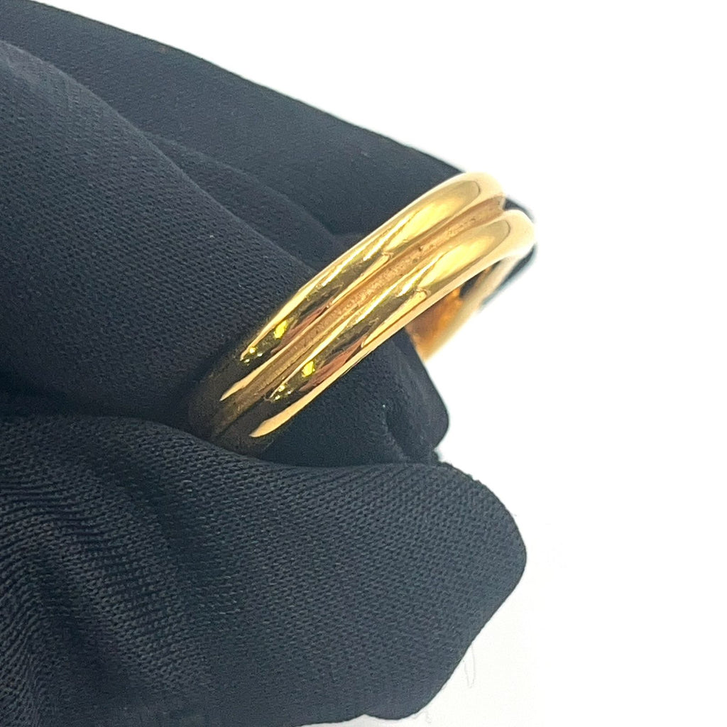Hermes Atame Scarf Ring Metal Gold — view 7