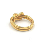 Hermes Atame Scarf Ring Metal Gold — view 3