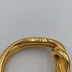 Hermes Atame Scarf Ring Metal Gold — view 4