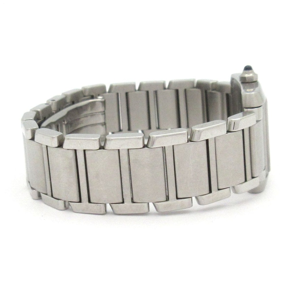 Cartier Watch Tank Francaise SM SS Ivory — view 5