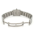 Cartier Watch Tank Francaise SM SS Ivory — view 7