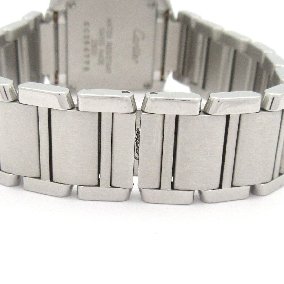 Cartier Watch Tank Francaise SM SS Ivory — view 6
