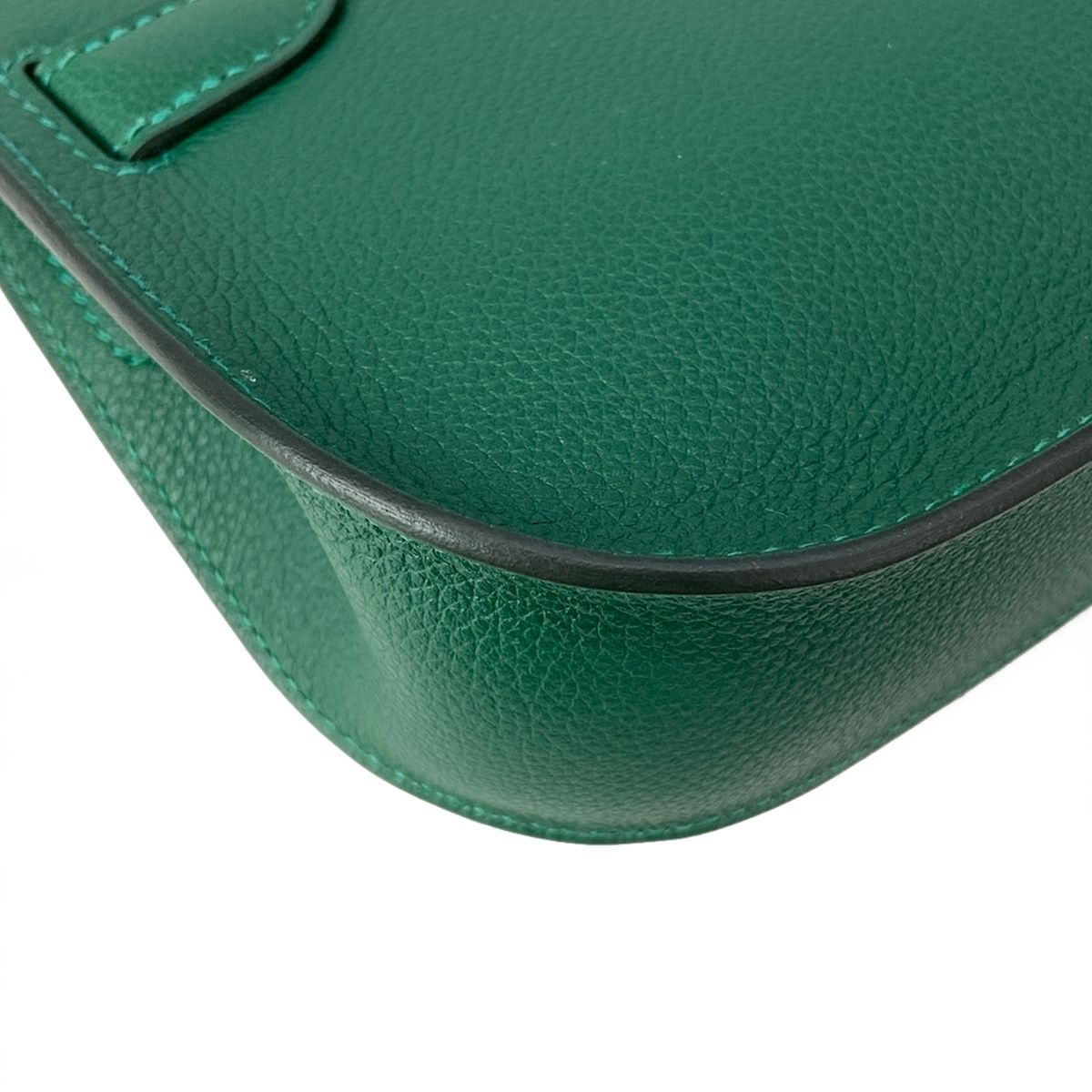 Hermes Shoulder Bag Gipsiere Mini Vert Moyanne Gold — view 9