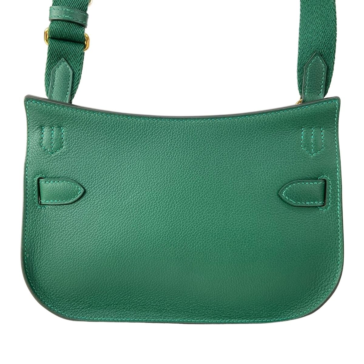 Hermes Shoulder Bag Gipsiere Mini Vert Moyanne Gold — view 3