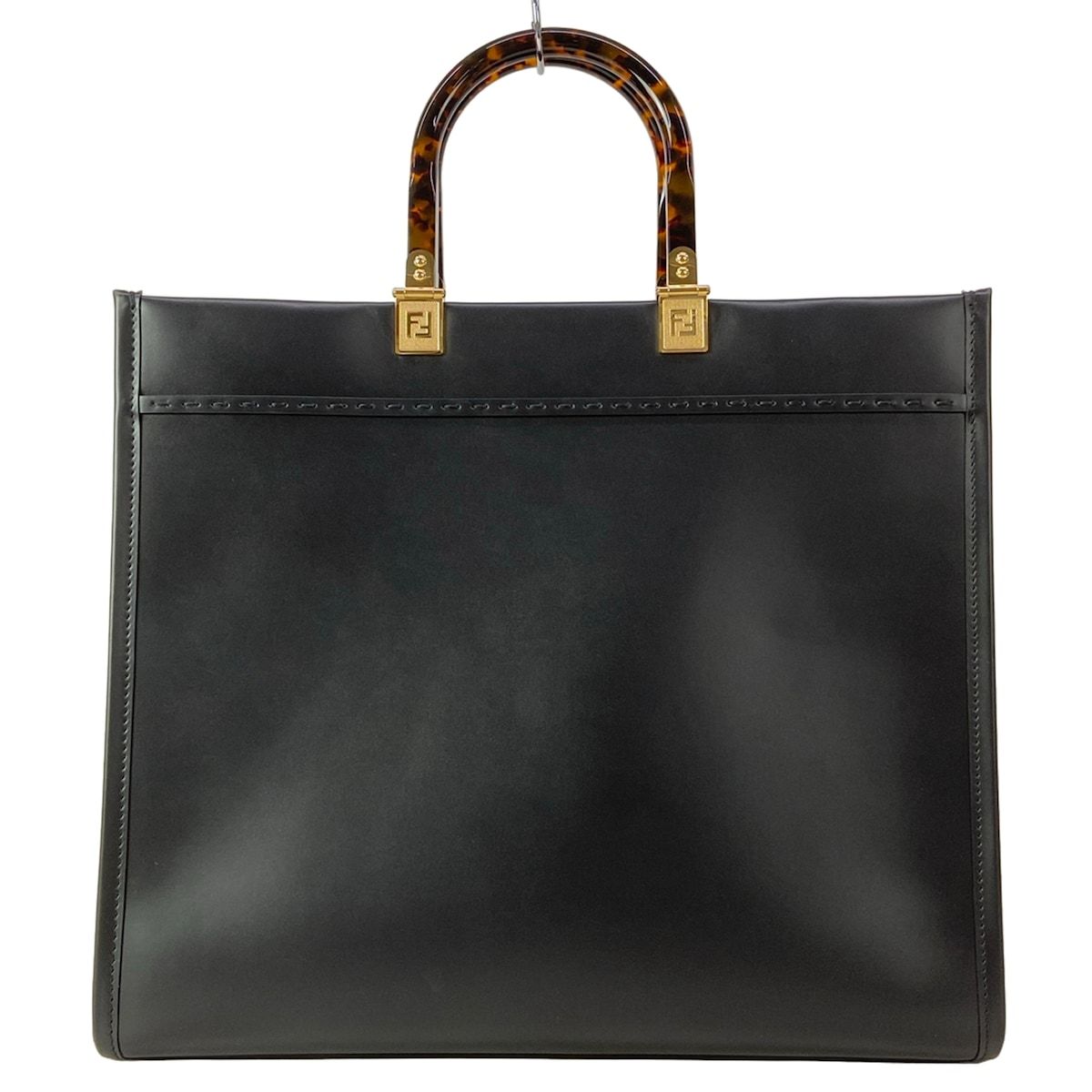 Fendi Tote Sunshine Black Leather — view 3
