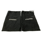 Chanel Mules 36 Black CC Logo Ruffle Leather — view 7