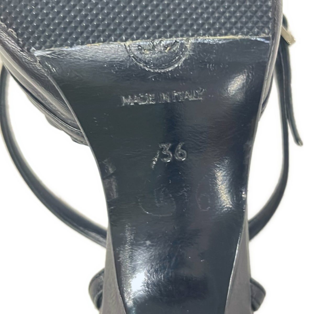 Chanel Mules 36 Black CC Logo Ruffle Leather — view 6
