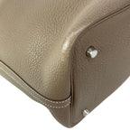 Hermes Handbag Picotin MM Etoupe Silver — view 9