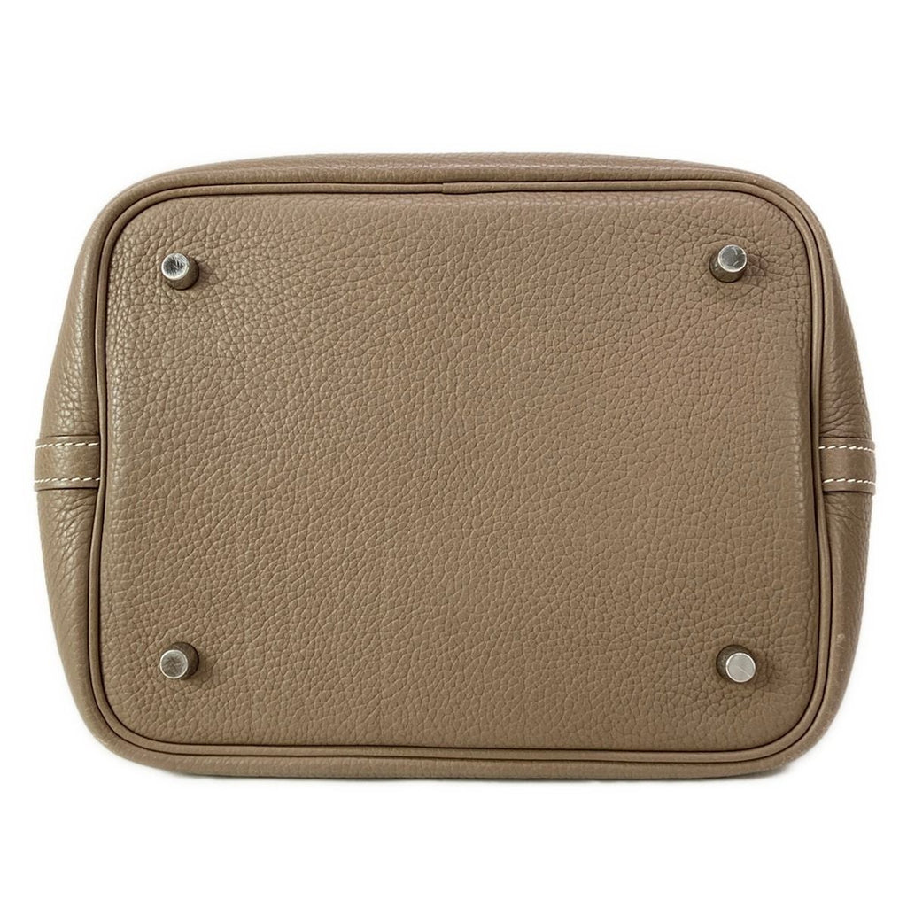 Hermes Handbag Picotin MM Etoupe Silver — view 5