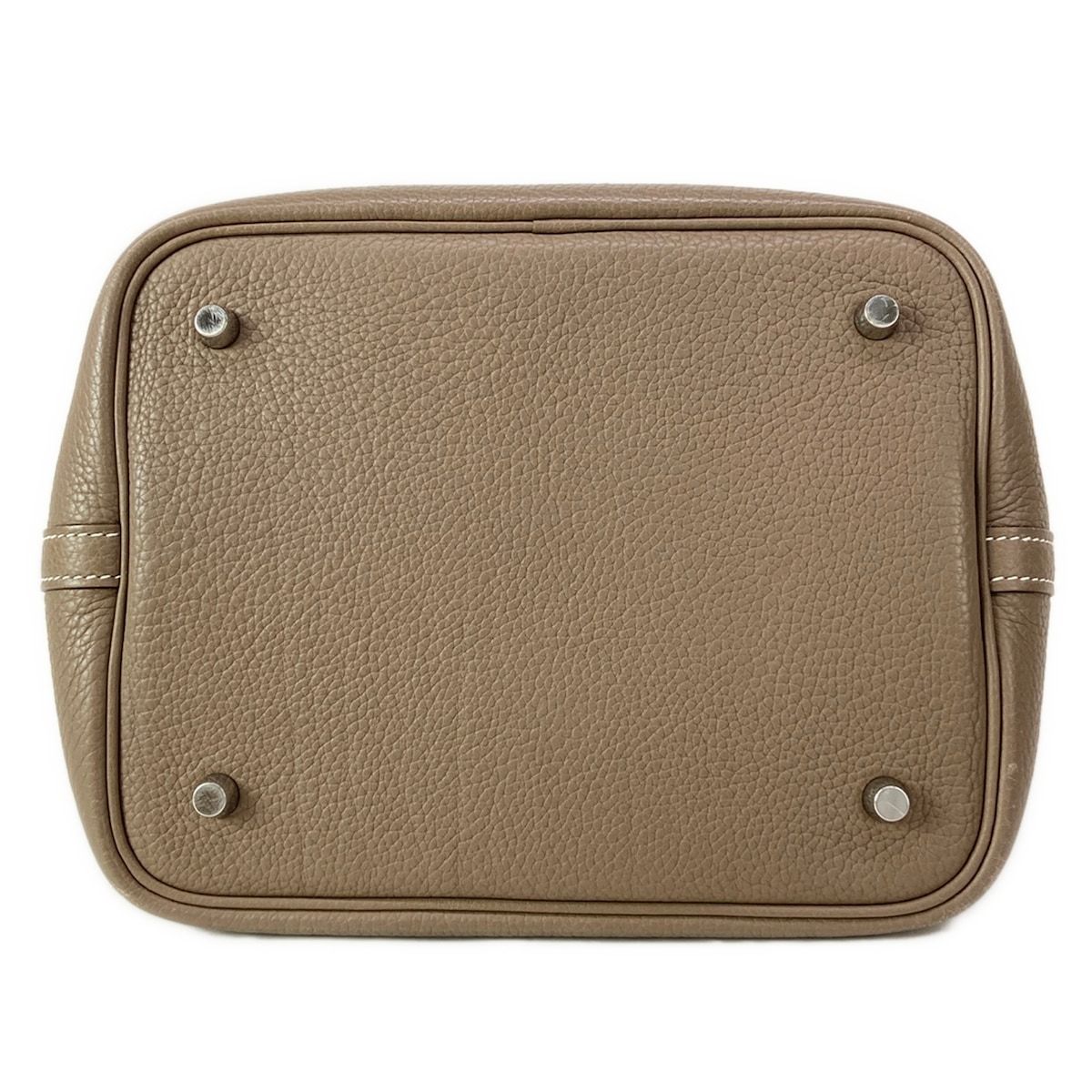 Hermes Handbag Picotin MM Etoupe Silver — view 5