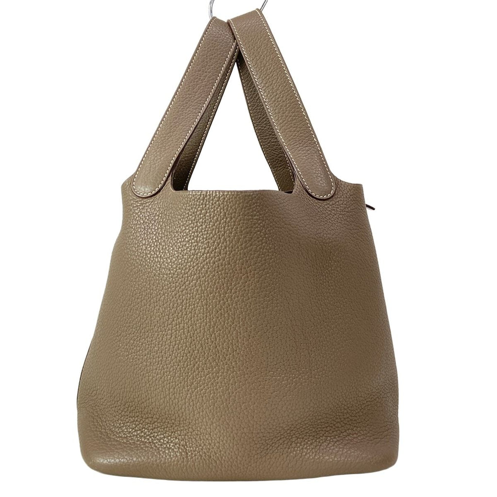 Hermes Handbag Picotin MM Etoupe Silver — view 3