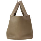 Hermes Handbag Picotin MM Etoupe Silver — view 3