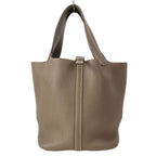Hermes Handbag Picotin MM Etoupe Silver — view 2