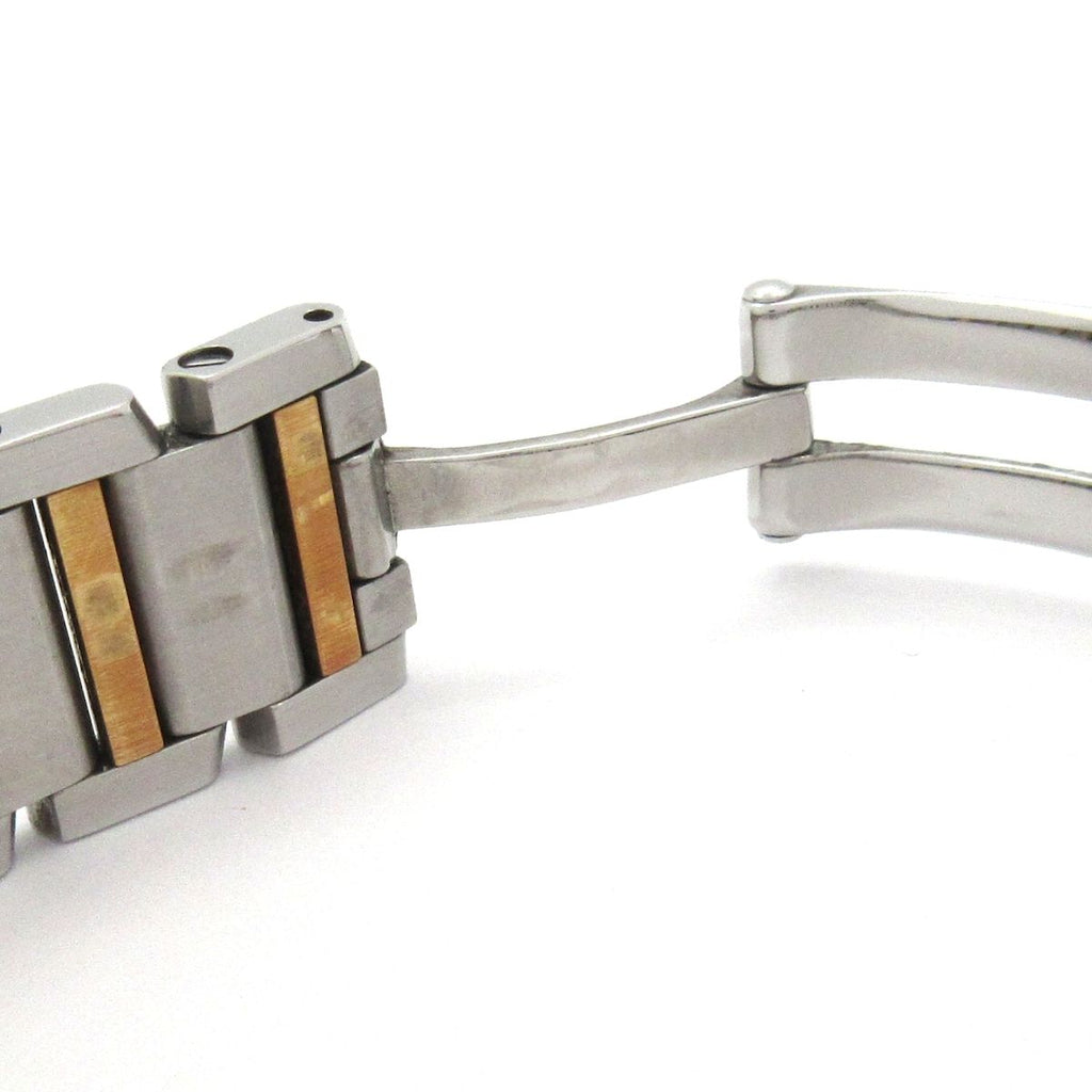 Cartier Watch Tank Francaise SM SS 18k Yellow Gold Ivory — view 8