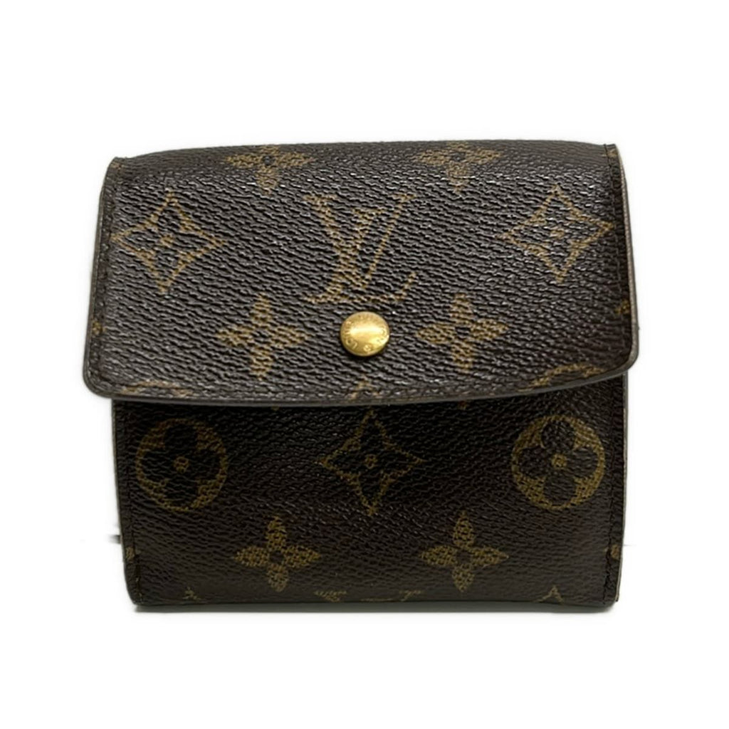 Louis Vuitton Hook Wallet Monogram Porte Monet Billets Cult Cles Leather