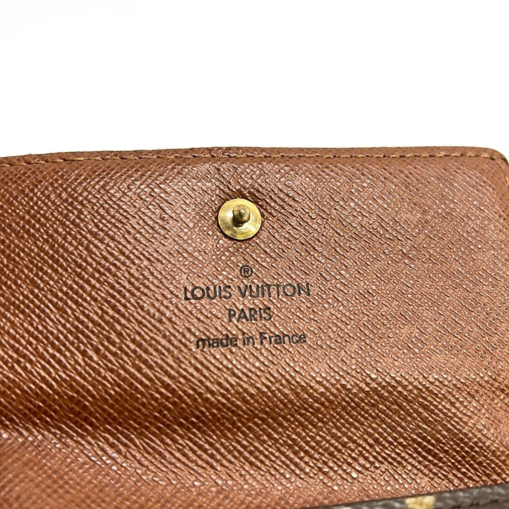 Louis Vuitton Hook Wallet Monogram Porte Monet Billets Cult Cles Leather — view 5