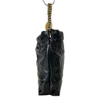 Chanel Handbag 22 Mini Black Chain Handle Vintage Gold Metal — view 4