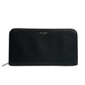 Saint Laurent Paris Wallet Nero Zip Around Leather