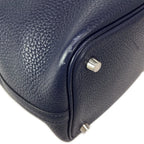 Hermes Handbag Picotin Lock PM Blue Silver — view 9