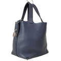 Hermes Handbag Picotin Lock PM Blue Silver
