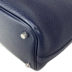 Hermes Handbag Picotin Lock PM Blue Silver — view 8