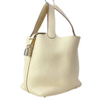 Hermes Handbag Picotin Lock PM Nata Silver