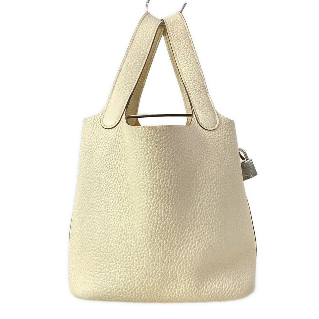 Hermes Handbag Picotin Lock PM Nata Silver — view 3
