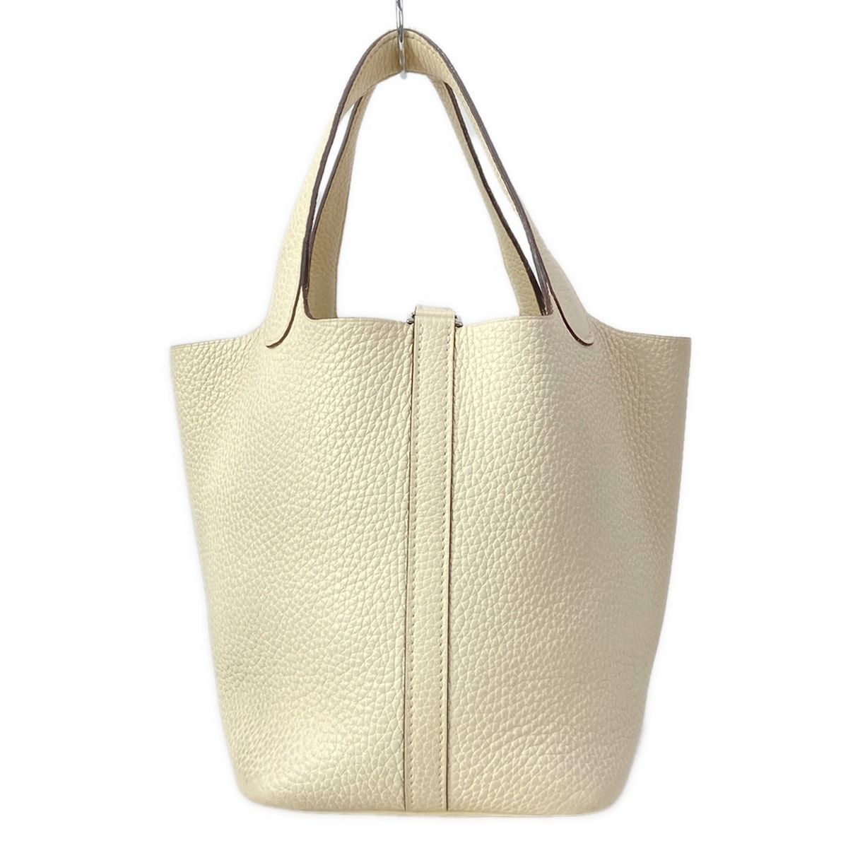 Hermes Handbag Picotin Lock PM Nata Silver — view 4