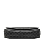 Louis Vuitton Damier Graphite Daniel MM Crossbody Shoulder Bag Black Leather — view 3