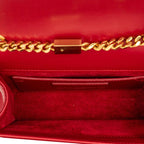 Saint Laurent Monogram Kate Crossbody Chain Shoulder Bag Red Leather — view 4