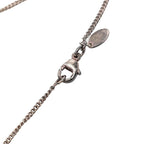Chanel CC Logo Necklace Silver Yellow Metal — view 4