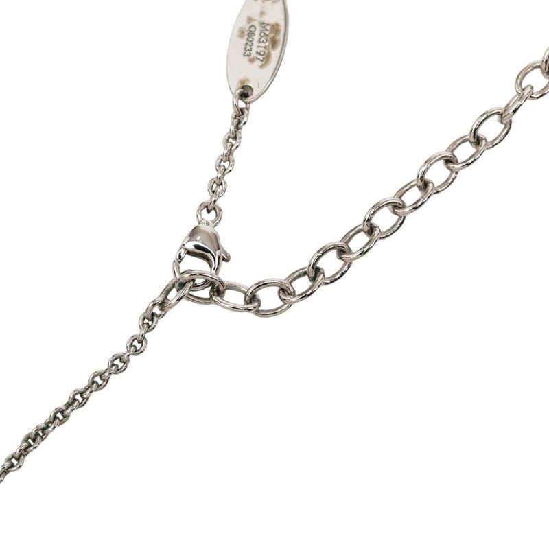 Louis Vuitton Essential Necklace Silver Metal — view 6