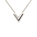 Louis Vuitton Essential Necklace Silver Metal