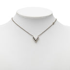 Louis Vuitton Essential Necklace Silver Metal — view 7