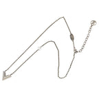 Louis Vuitton Essential Necklace Silver Metal — view 3