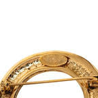 Chanel Vintage CC Logo Brooch Gold Plated — view 3