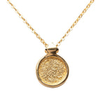Dior Logo Necklace Gold Black Plated Rhinestone — view 2
