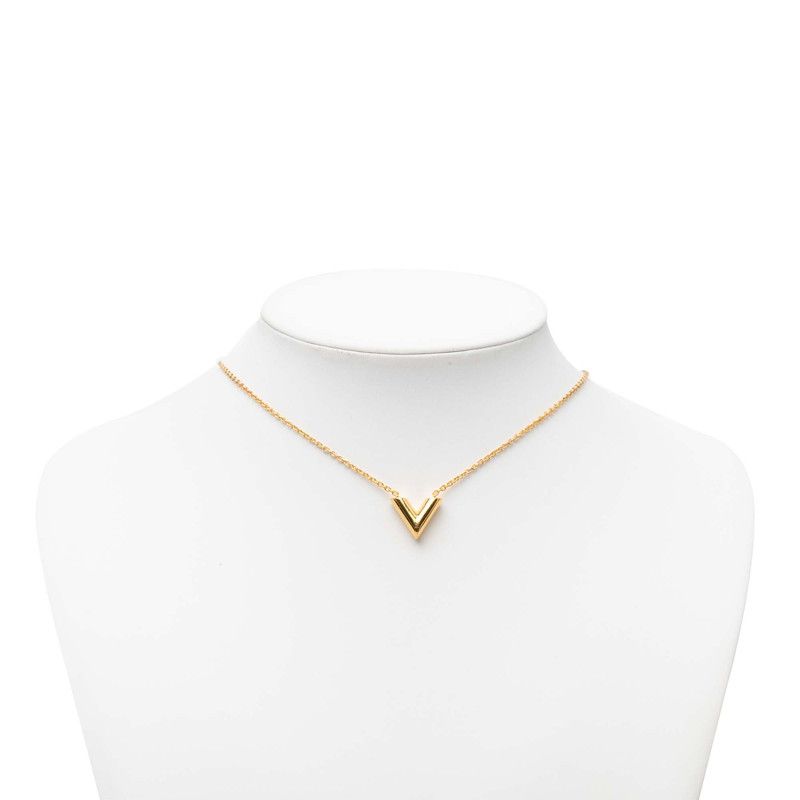 Louis Vuitton Essential Necklace Gold Plated — view 7
