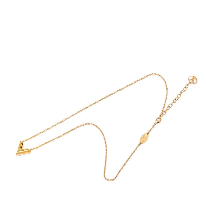 Louis Vuitton Essential Necklace Gold Plated — view 3