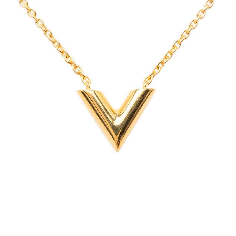 Louis Vuitton Essential Necklace Gold Plated — view 2