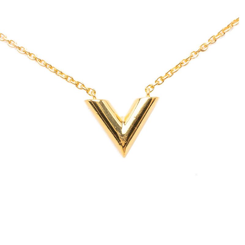 Louis Vuitton Essential Necklace Gold Plated