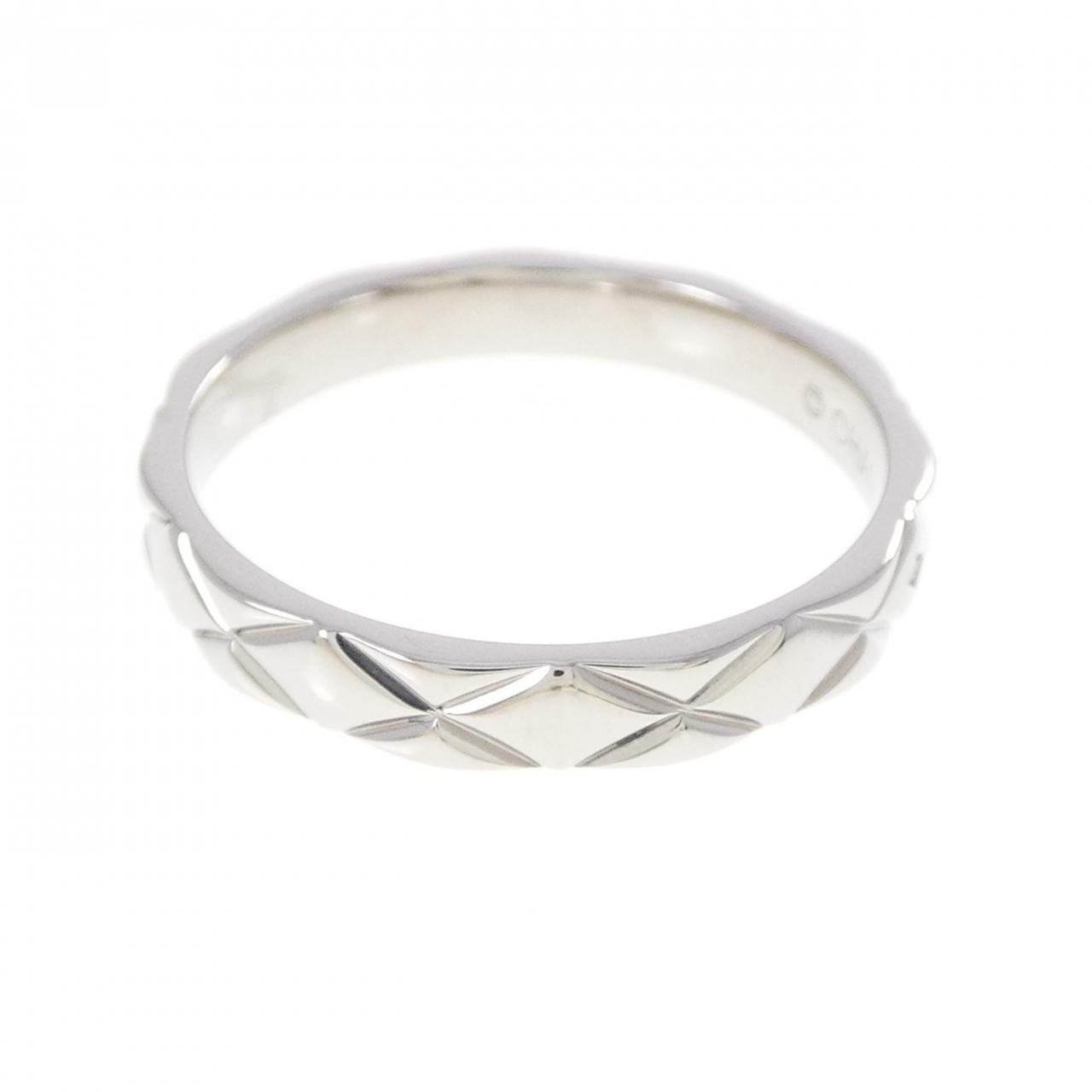 Chanel Quilted Ring Silver — view 2