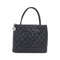 Chanel Vintage Bag Handbag Black
